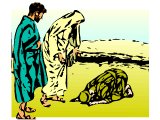 The one leper who returned to thank Jesus